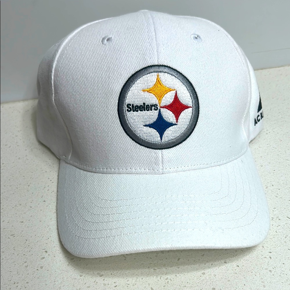 Pittsburgh Steelers NEW Men’s White Hat Cap One Size